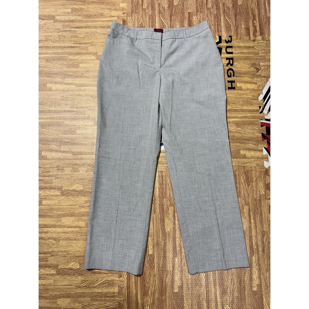 212 Collection Trousers Women Size 16 Dress Pants‎ Natural Fit Gray